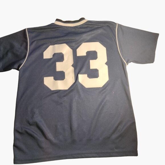 Nike Steamboat Soccer Club Jerseys Blue White Number 33 Youth Large Tee Colorado - Picture 2 of 9